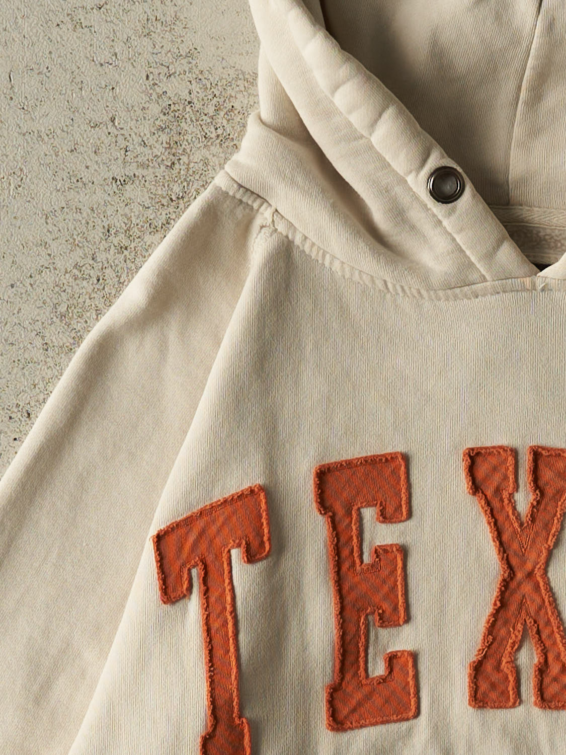 Vintage Y2K Beige University of Texas Hoodie (S)