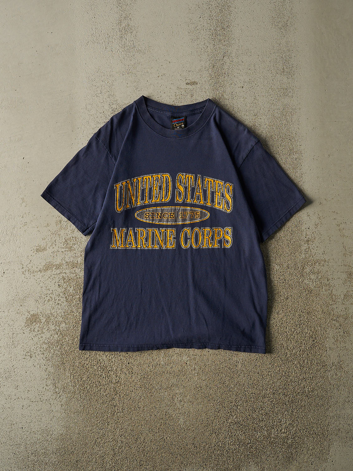 Vintage 90s Navy Blue United States Marine Corps Tee (M)