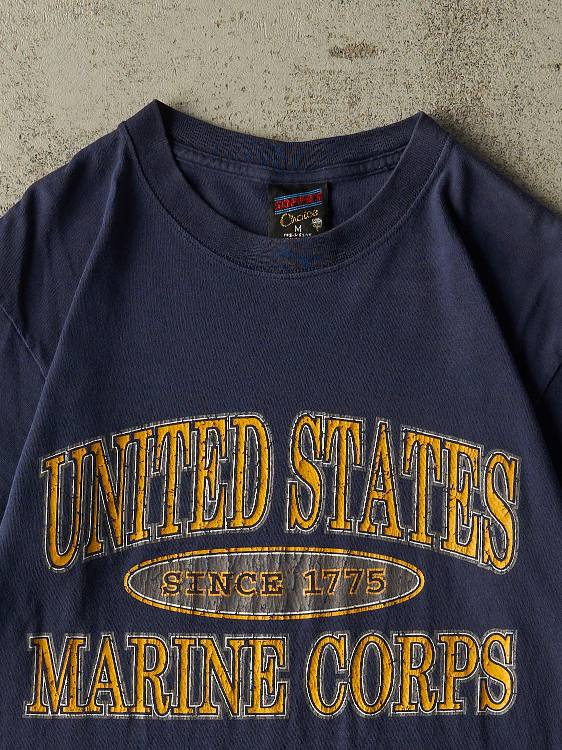 Vintage 90s Navy Blue United States Marine Corps Tee (M)