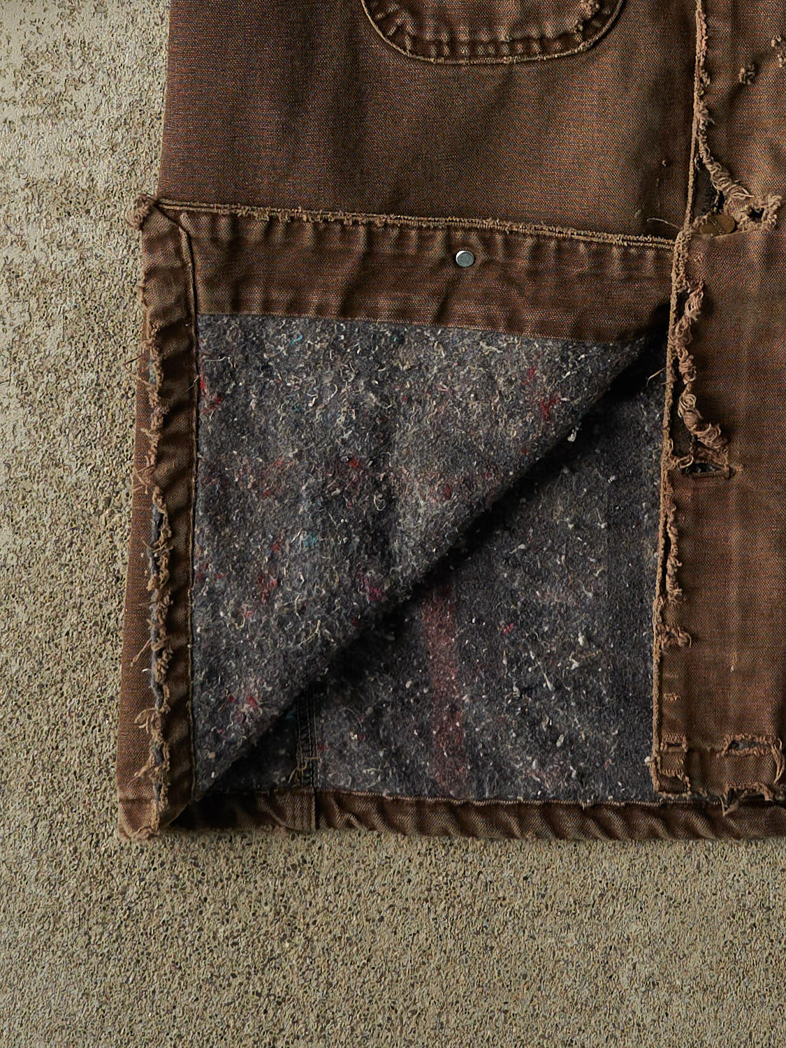 Vintage 90s Brown Carhartt Blanket Lined Chore Jacket (L/XL)