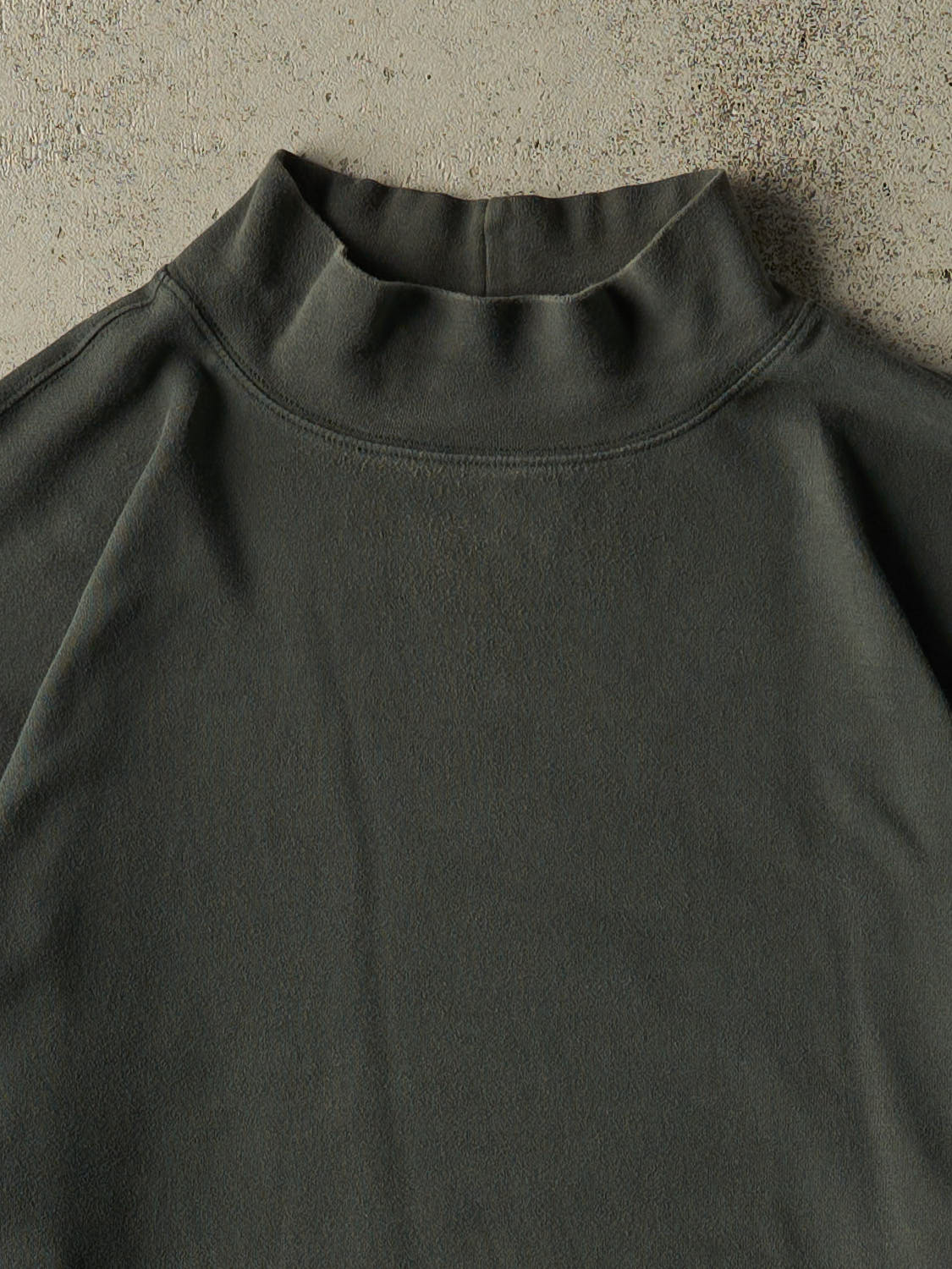 Vintage Y2K Green LL Bean Mock Neck  Long Sleeve (L)