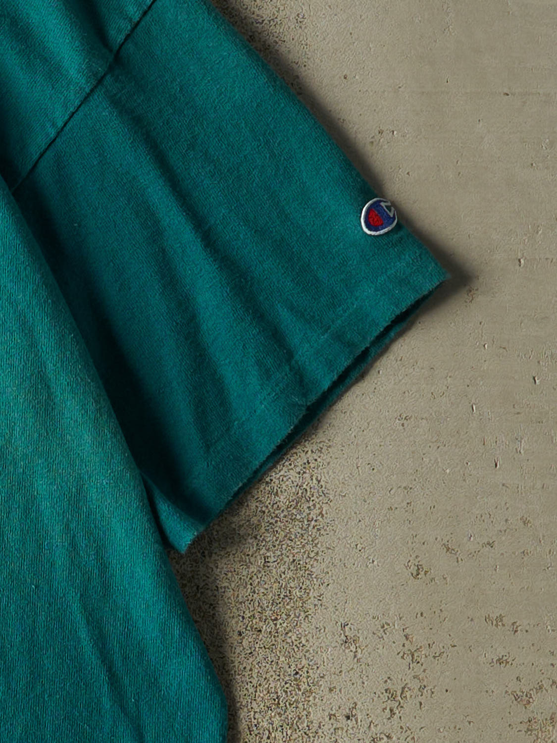 Vintage 90s Teal Champion Single Stitch Tee (XL)