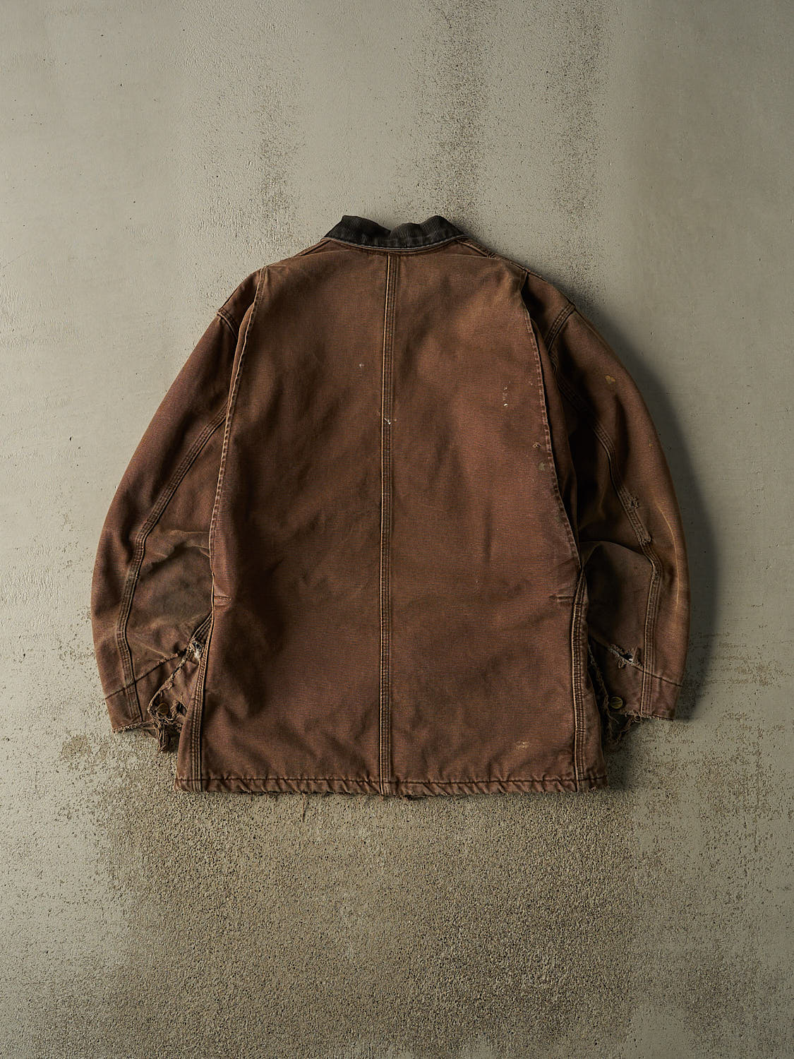Vintage 90s Brown Carhartt Blanket Lined Chore Jacket (L/XL)