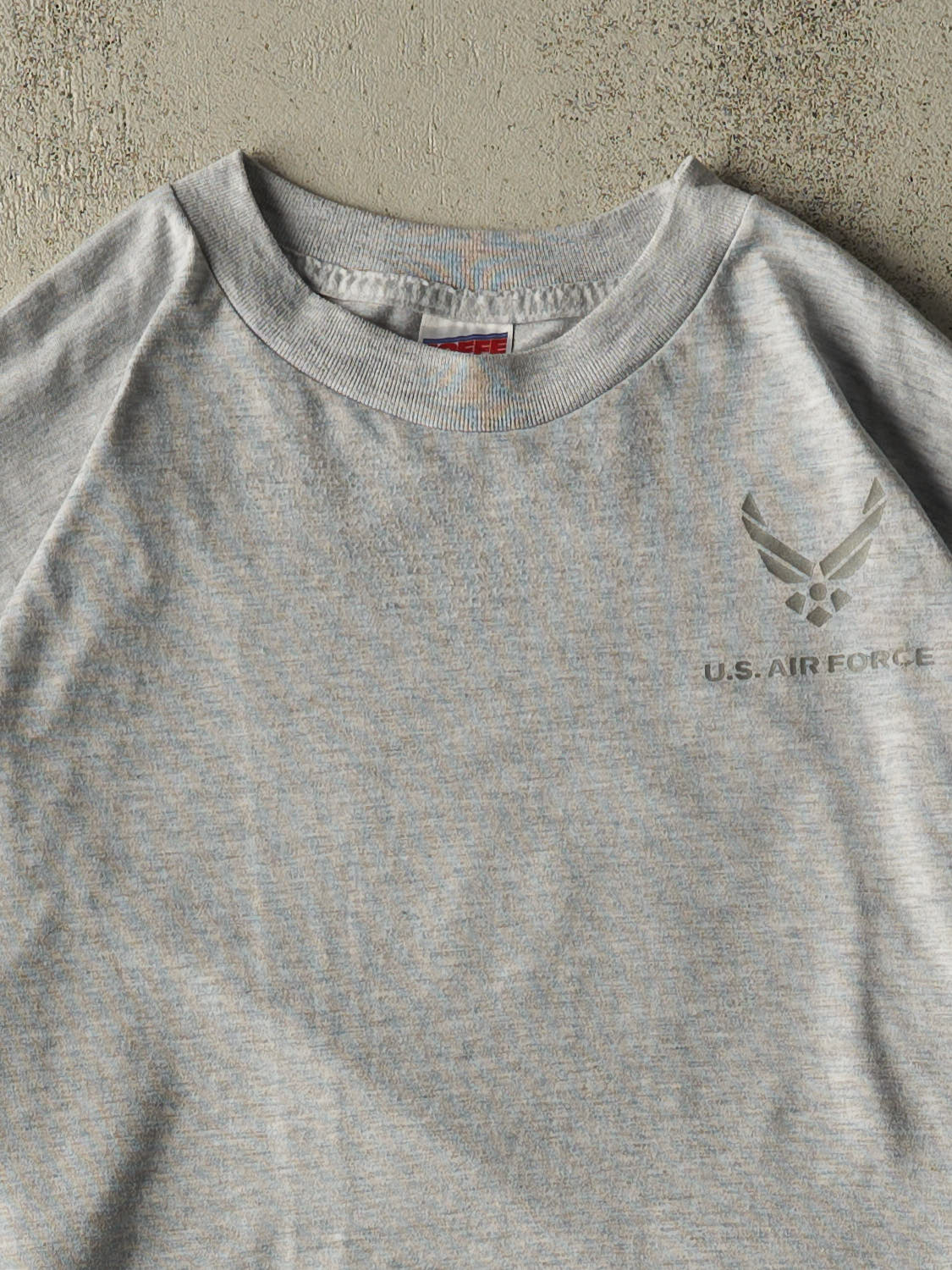 Vintage Y2K Heather Grey US Army 3M Reflective  Long Sleeve (XXL)