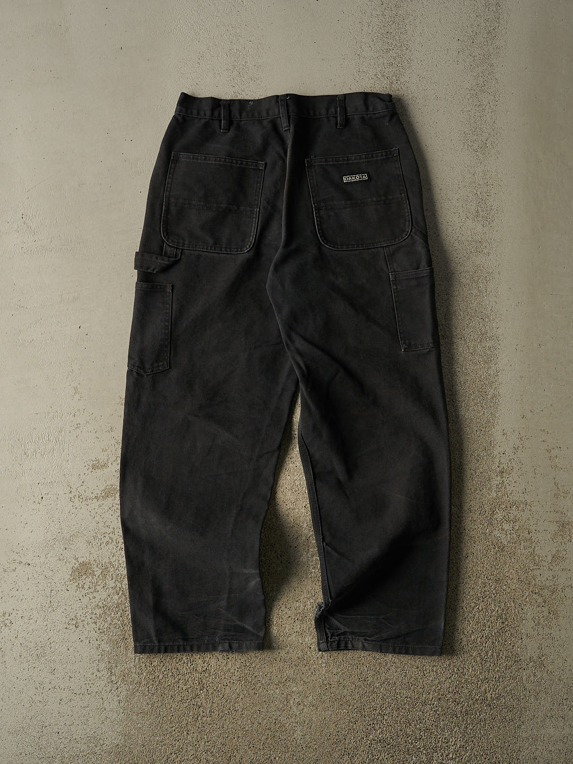 Vintage Y2K Black Dakota Double Knee Carpenter Pants (31x29)