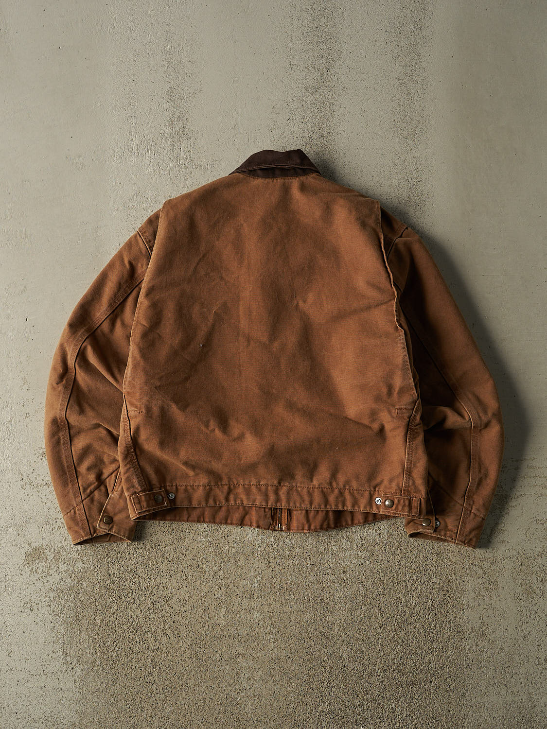 Vintage Y2K J97 Camel Carhartt Blanket Lined Detroit Jacket (M)