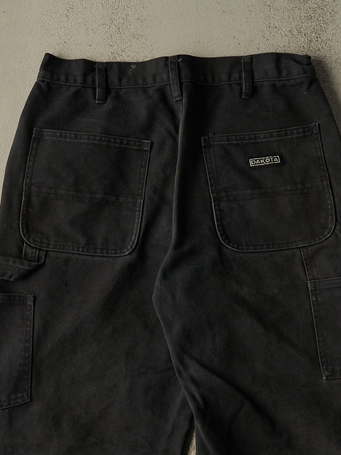 Vintage Y2K Black Dakota Double Knee Carpenter Pants (31x29)