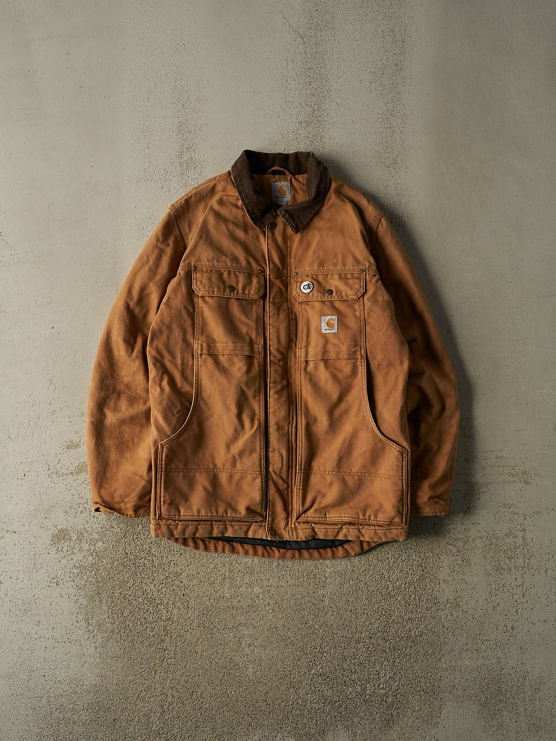 Vintage Y2K Camel Carhartt L Pocket Jacket (M)