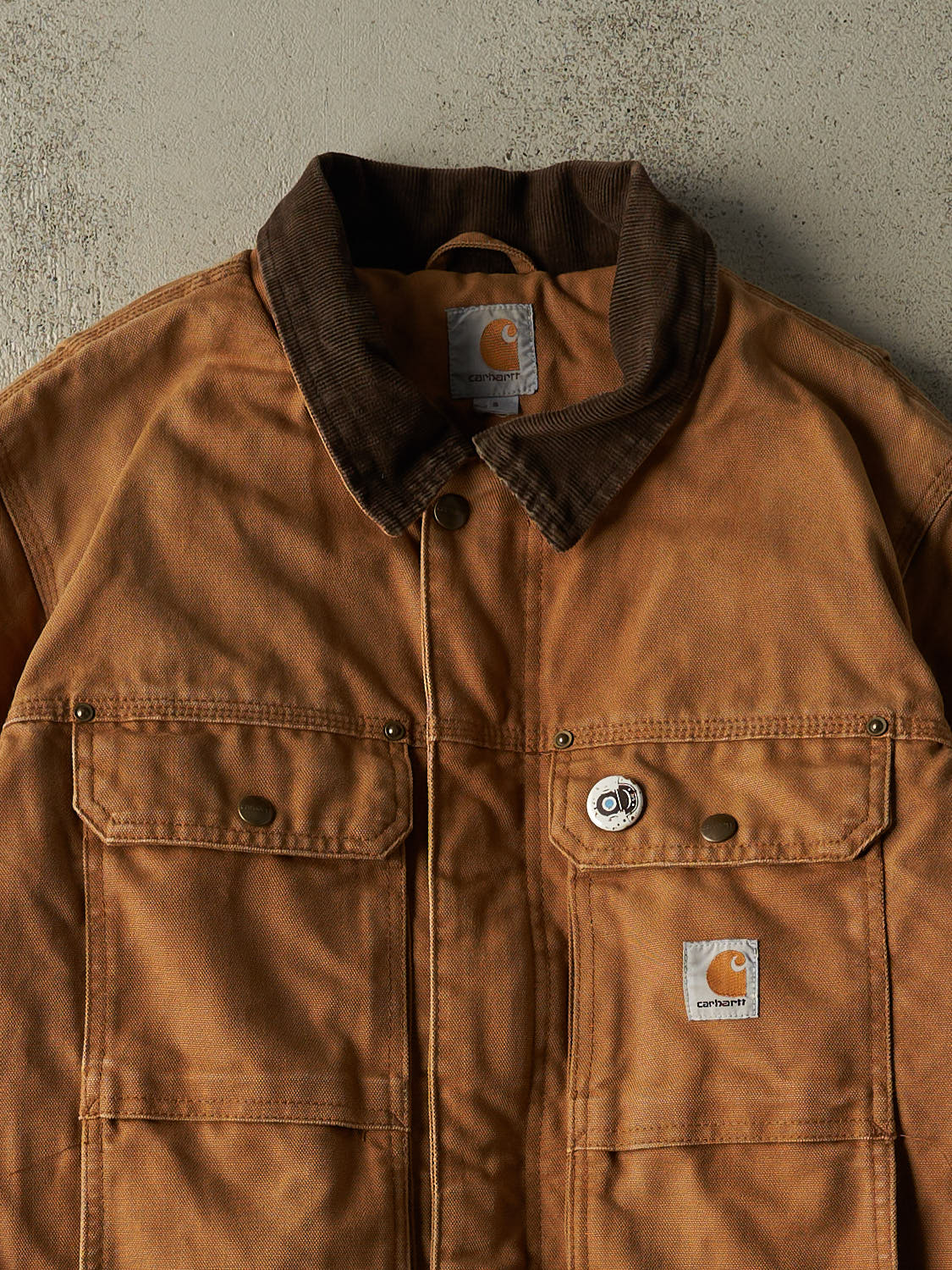 Vintage Y2K Camel Carhartt L Pocket Jacket (M)