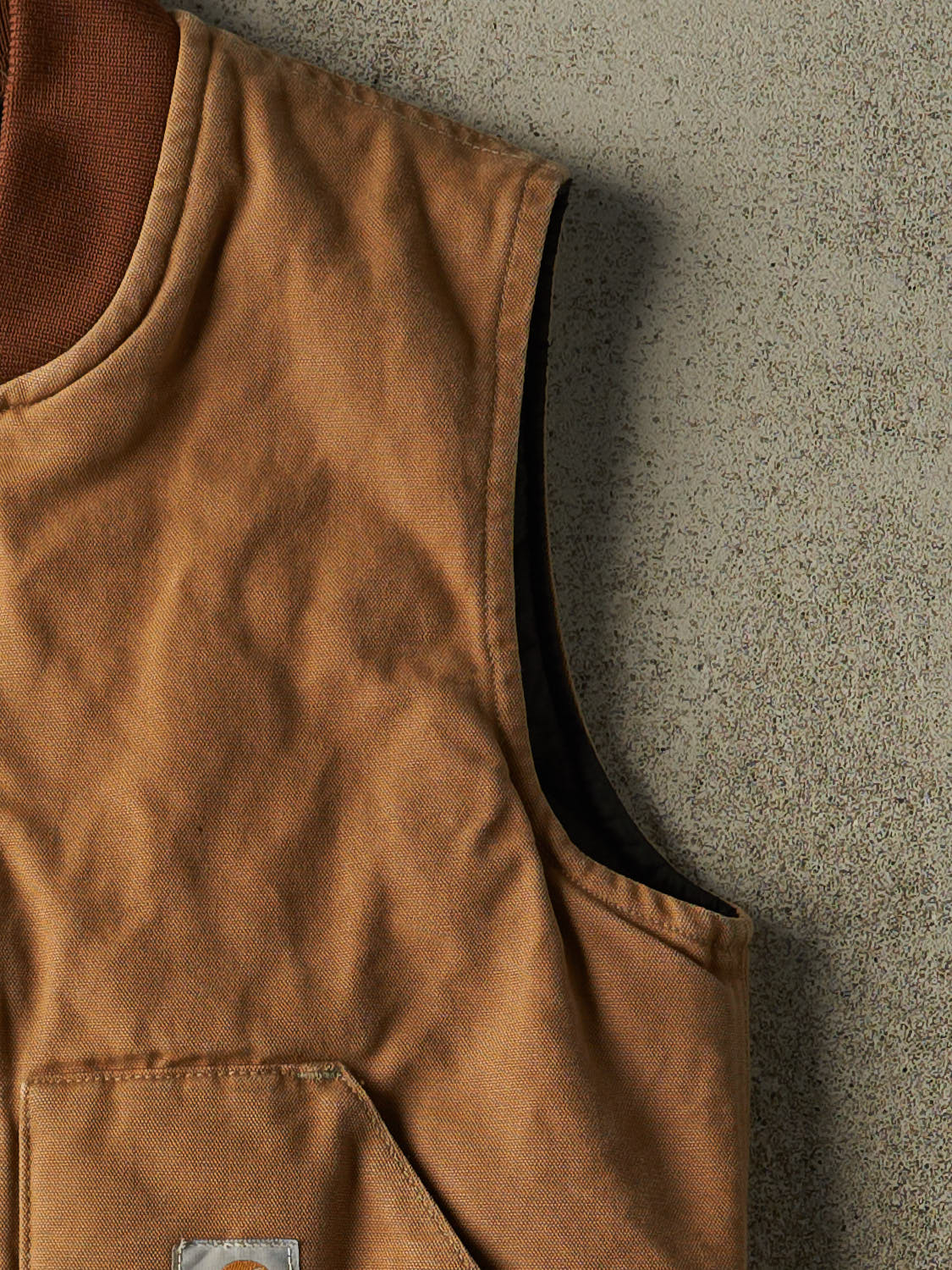 Vintage Y2K Beige Carhartt Vest (S/M)