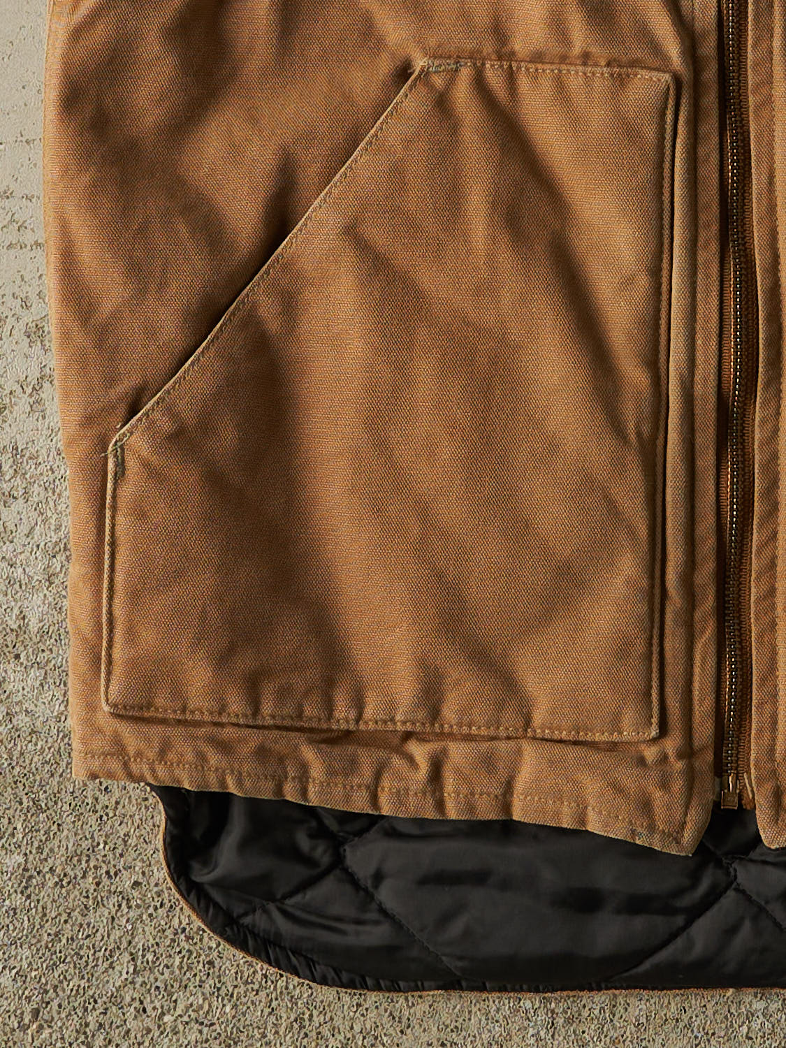 Vintage Y2K Beige Carhartt Vest (S/M)