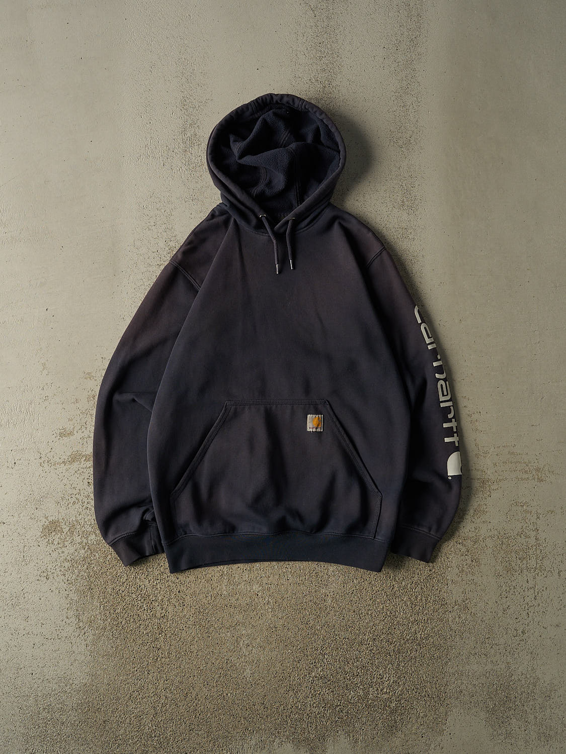 Vintage Y2K Faded Navy Carhartt  Hoodie (M/L)