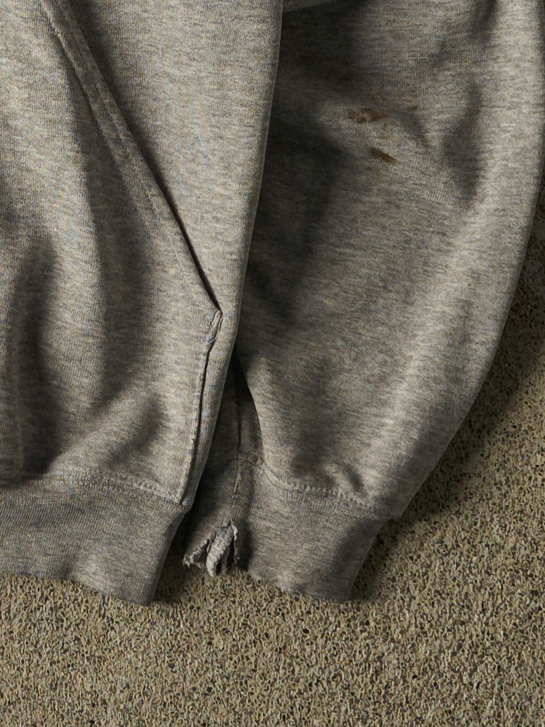 Vintage 90s Grey Carhartt Logo Hoodie (S/M)