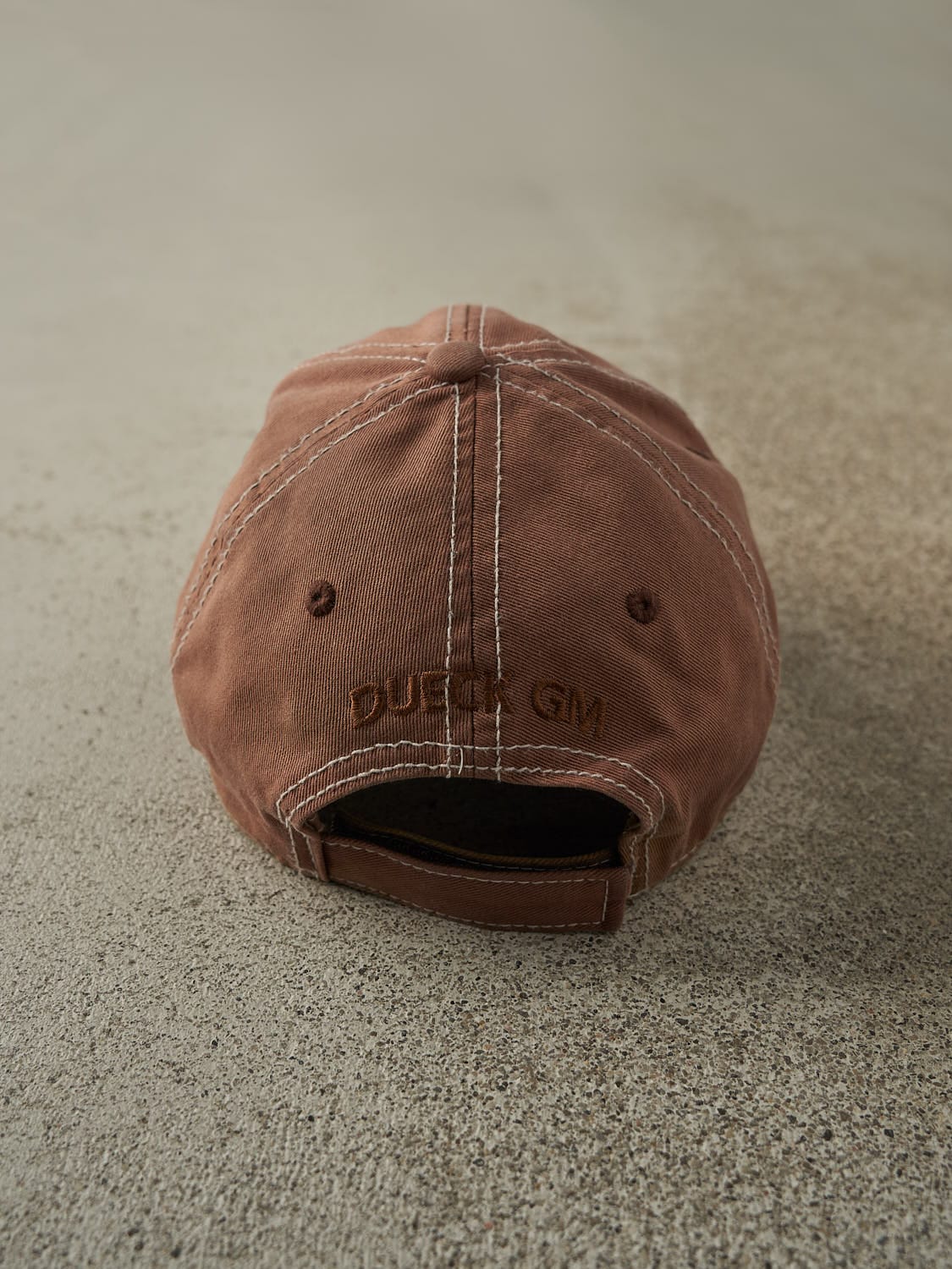Vintage Y2K Sun Faded Brown Chevrolet Embroidered Velcro Back Hat (O/S)