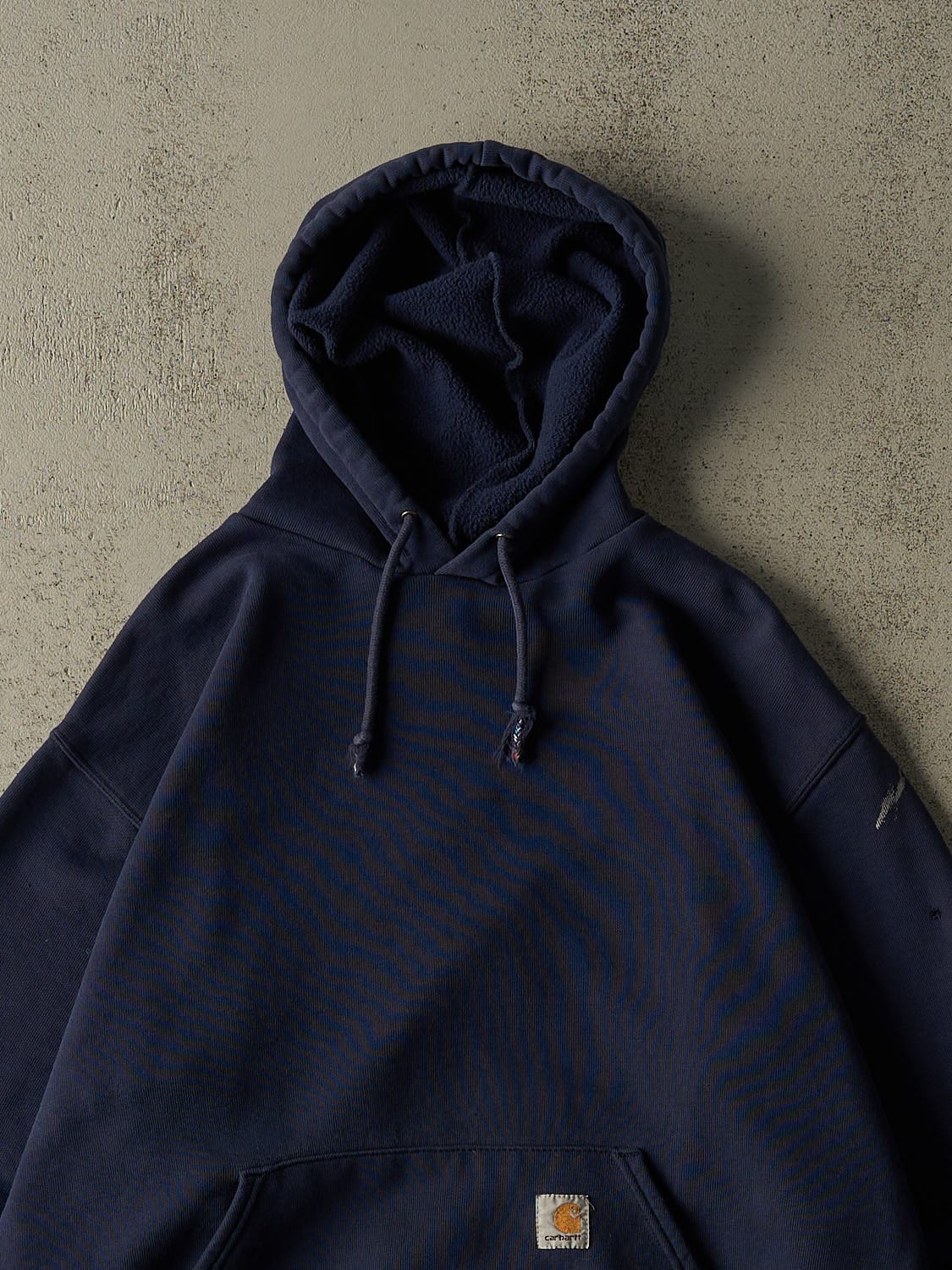 Vintage Y2K Navy Blue Carhartt Hoodie (XL)