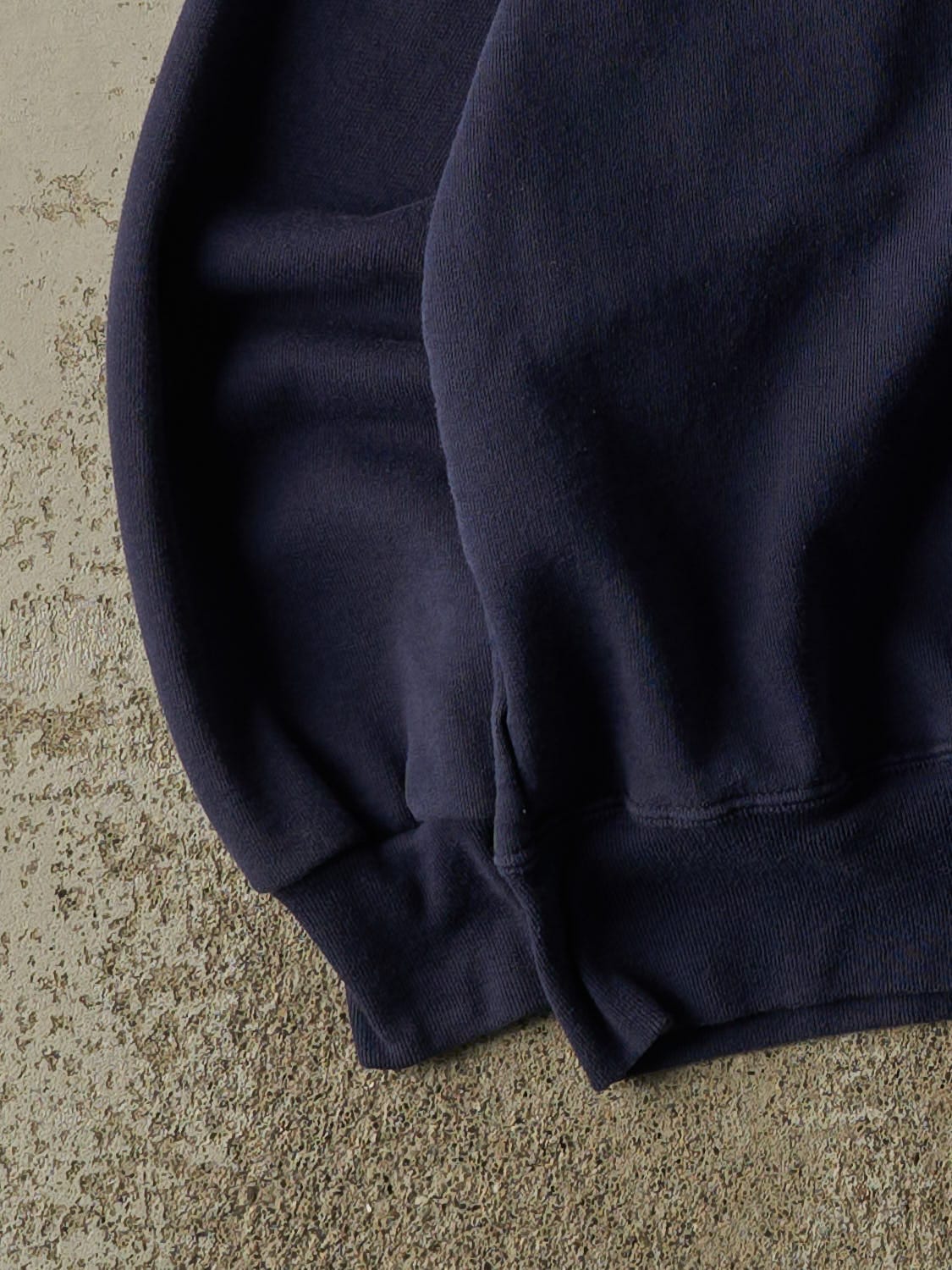 Vintage 90s Navy Blue Monticello IL Crewneck (L/XL)
