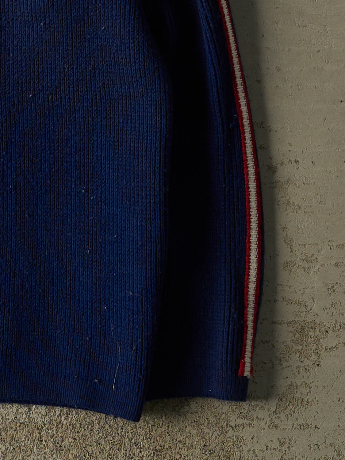 Vintage 80s Royal Blue Striped Knit (XS)