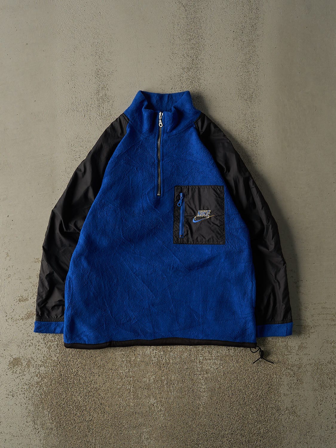 Vintage 90s Blue Nike Quarter Zip Fleece (L)