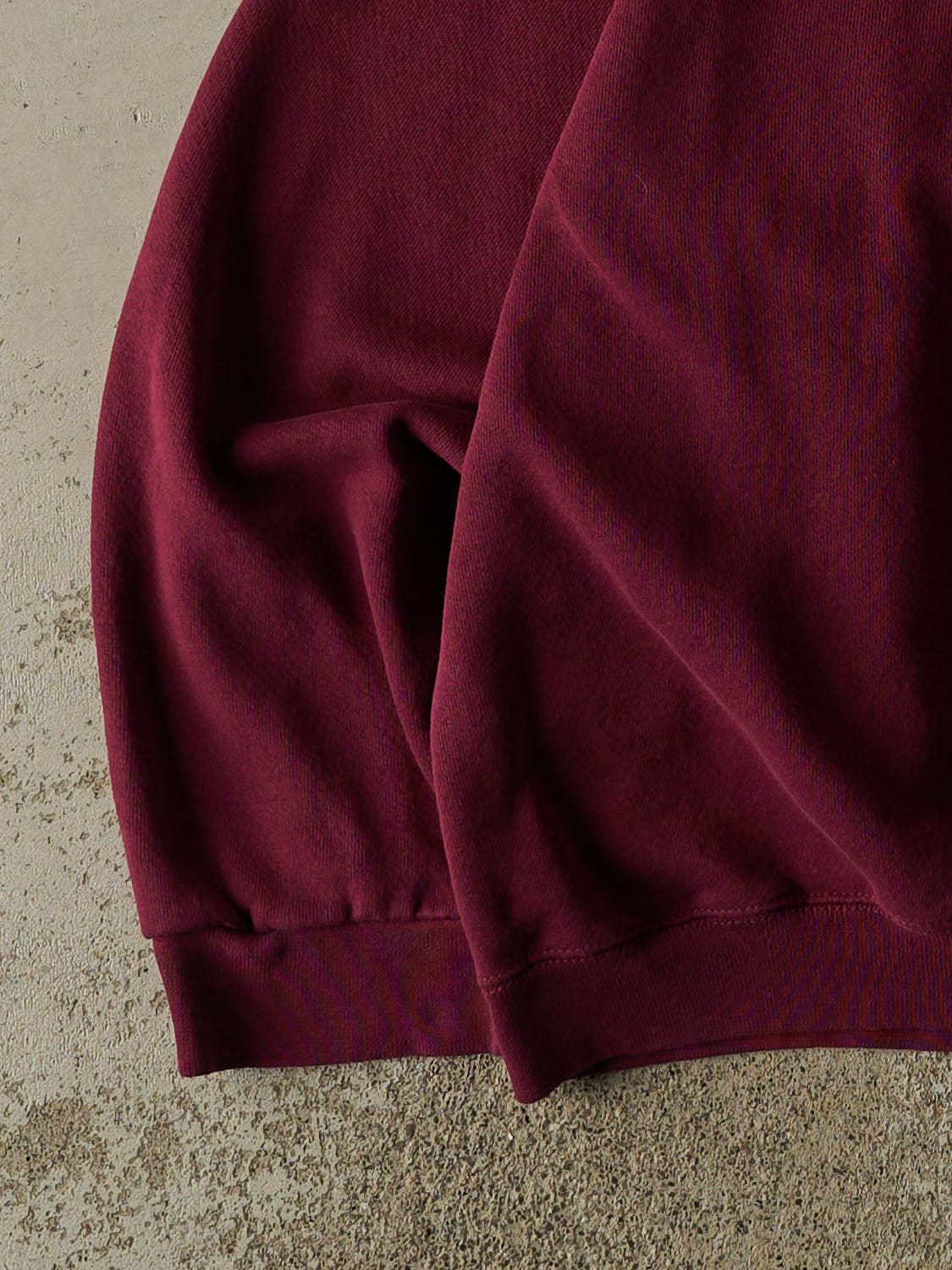 Vintage 90s Burgundy Discus Athletic Blank Crewneck (XL/XXL)