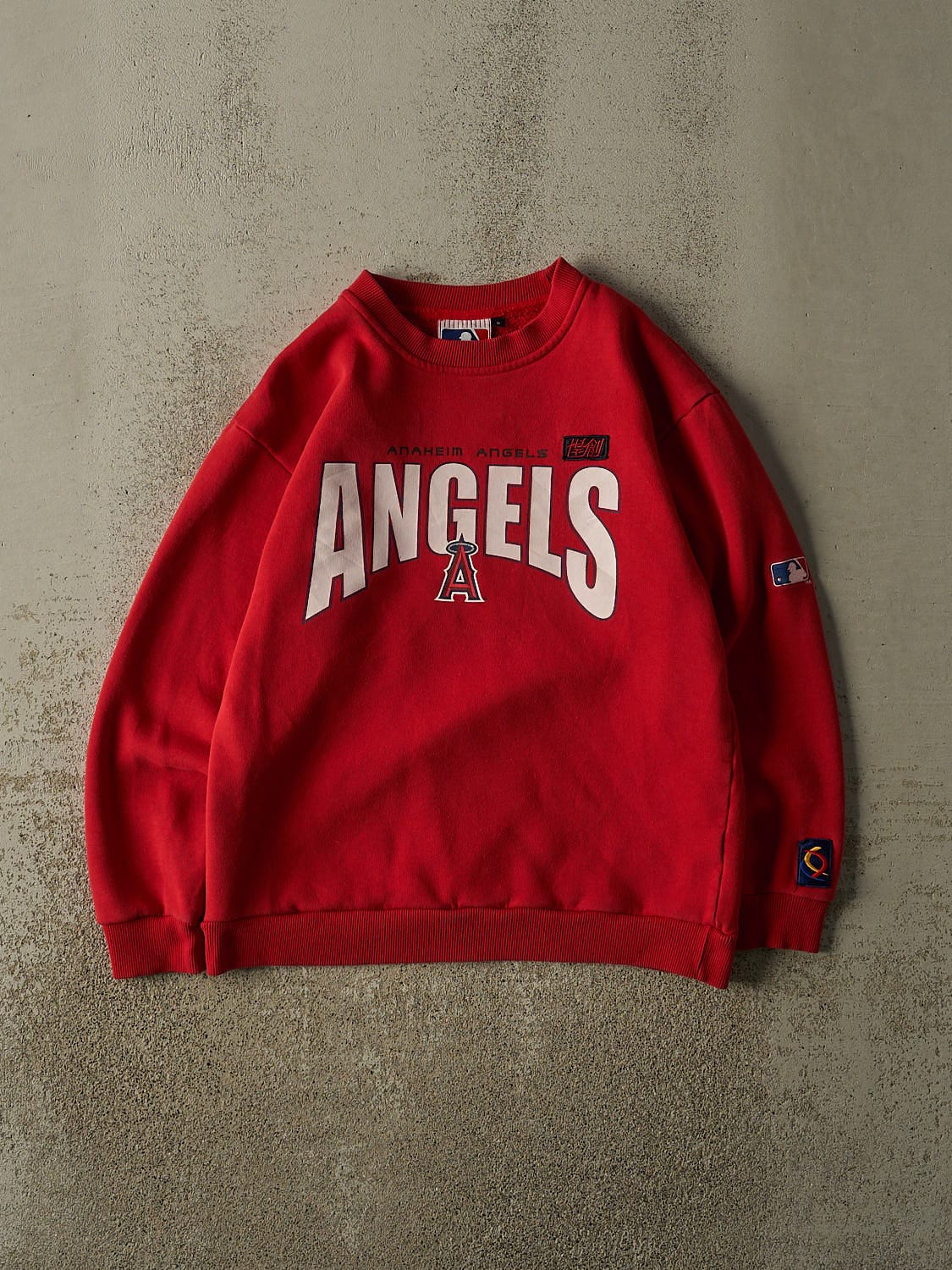 Vintage Y2K Red Anaheim Angels Crewneck (S)