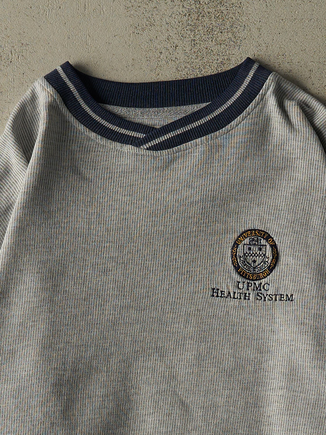 Vintage 90s Grey University of Pittsburgh Crewneck (XL/XXL)