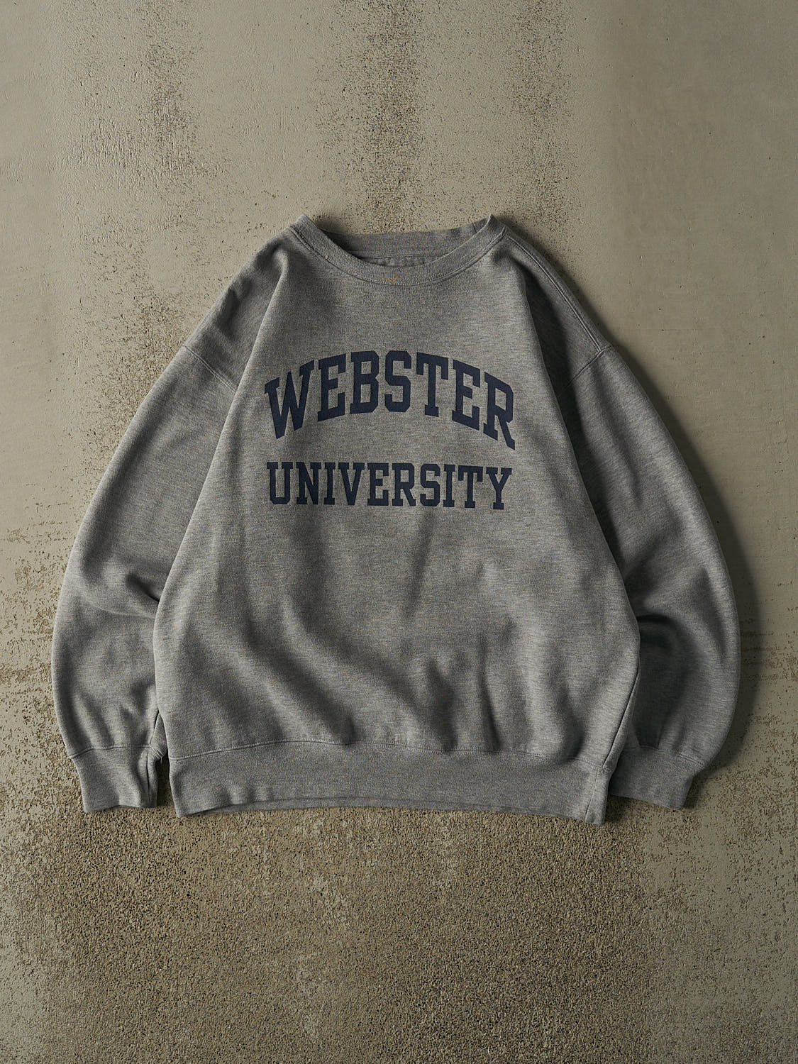 Vintage 90s Grey Webster University Crewneck (L)