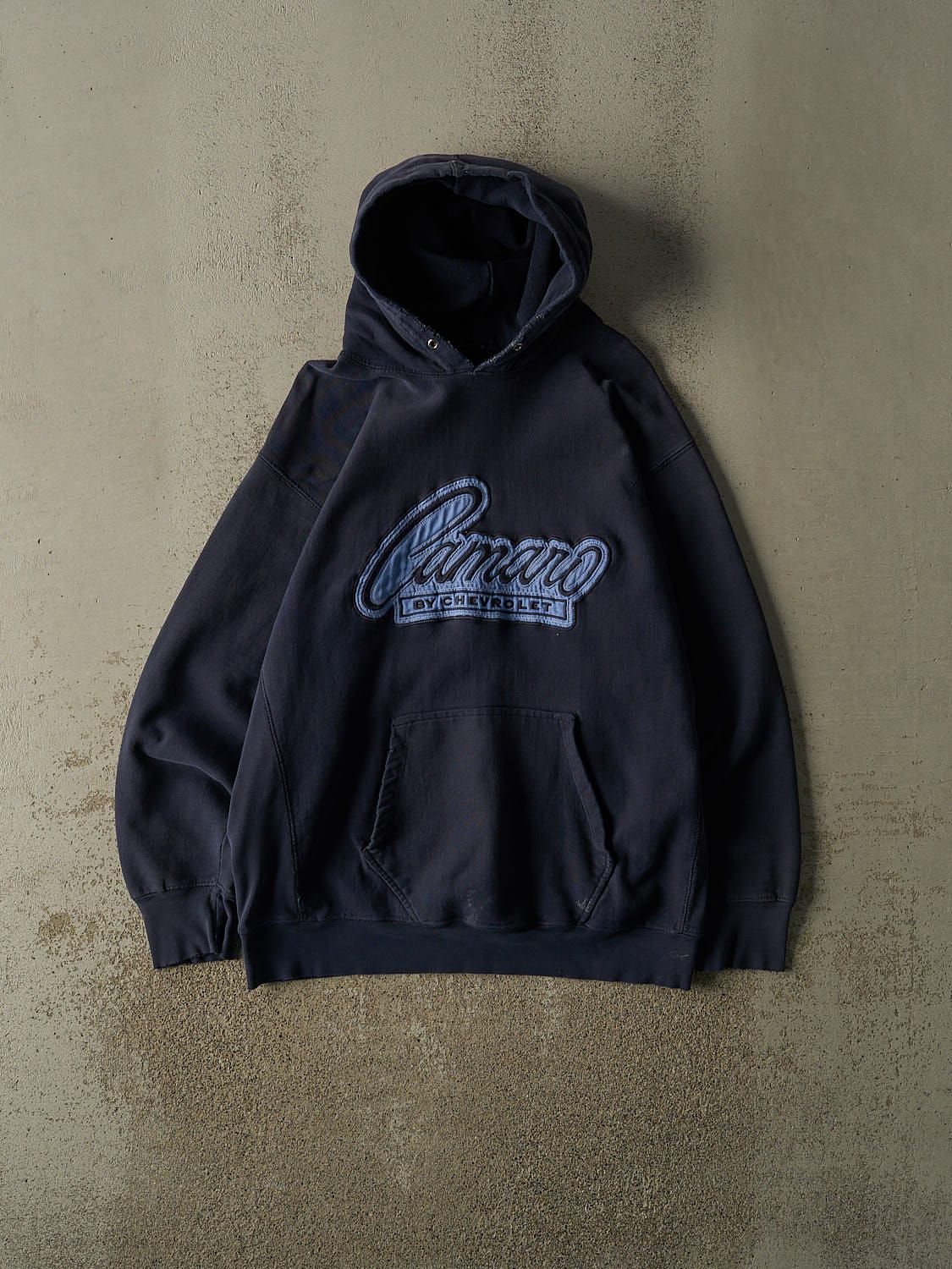 Vintage Y2K Navy Blue Chevrolet Camaro Hoodie (XL/XXL)