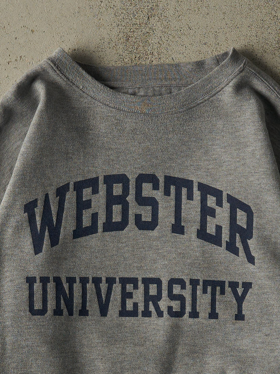 Vintage 90s Grey Webster University Crewneck (L)
