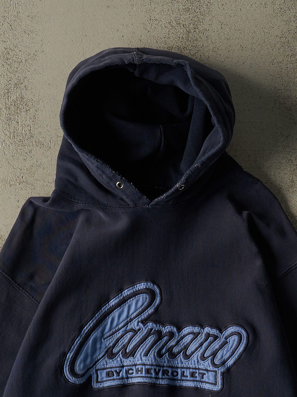 Vintage Y2K Navy Blue Chevrolet Camaro Hoodie (XL/XXL)