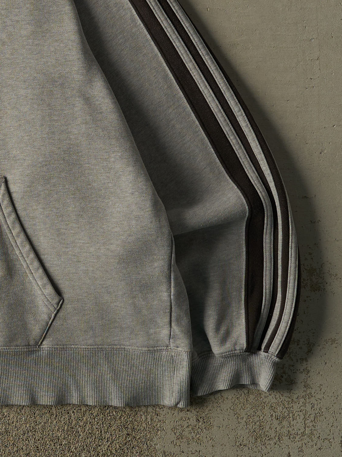 Vintage 90s Grey Adidas Embroidered Hoodie (XL)
