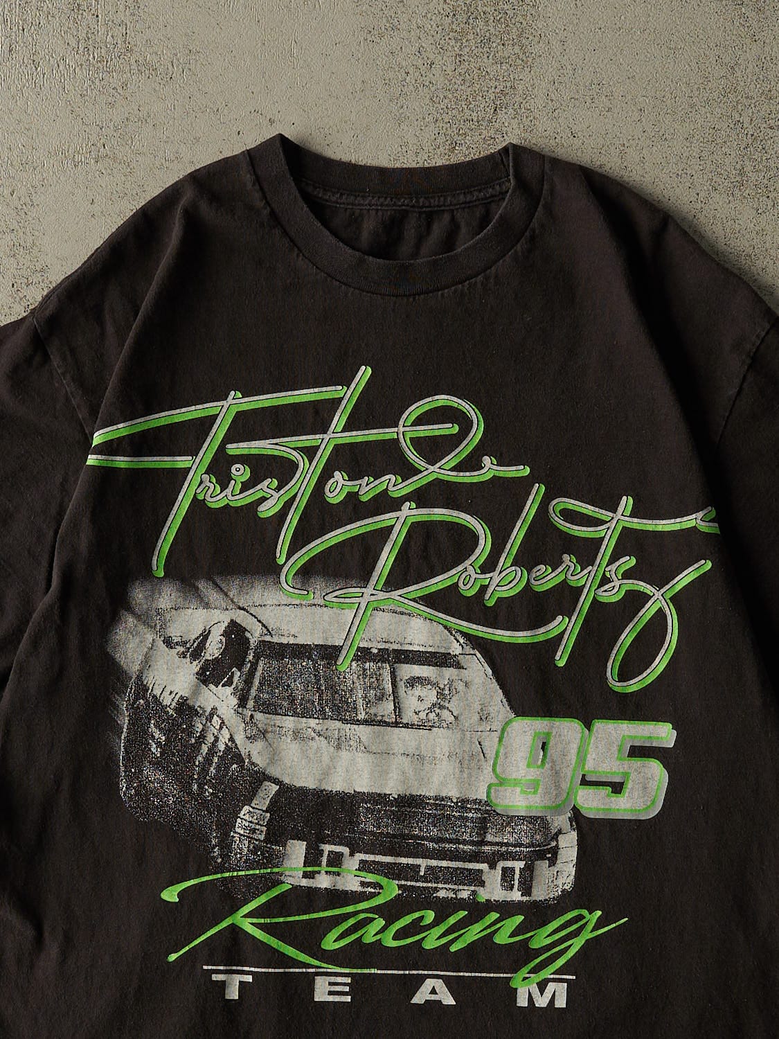 Vintage Y2K Black Tristan Roberts Racing Tee (L)
