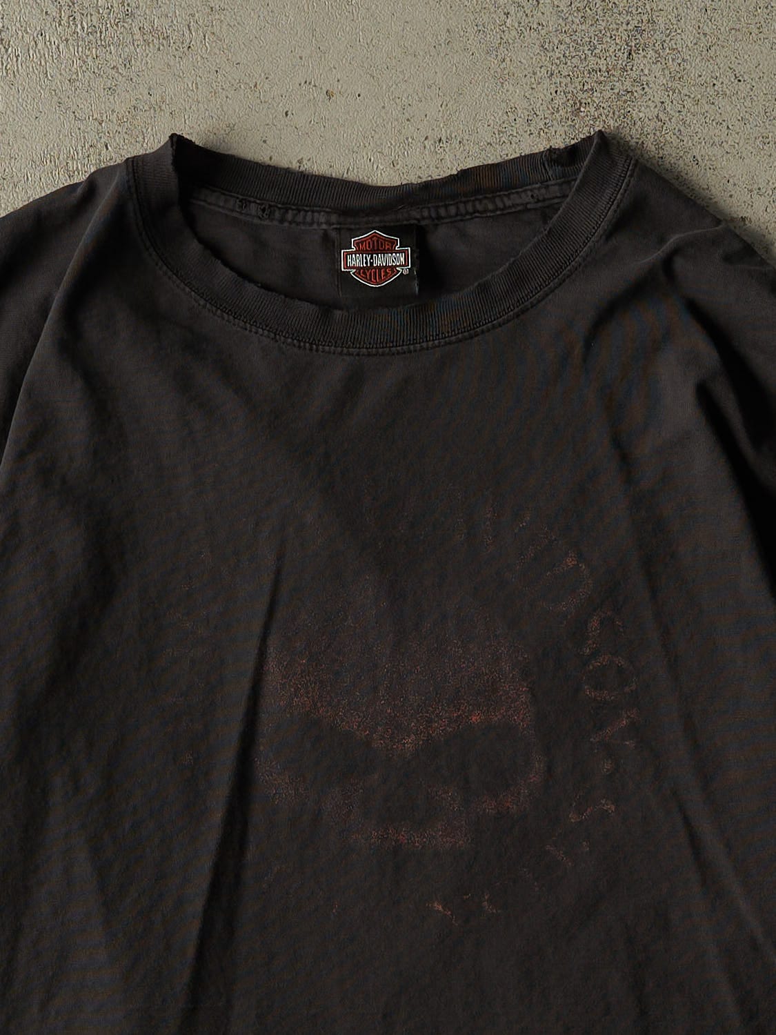 Vintage Y2K Faded Black Harley Davidson Scottsdale AZ Tee (L)