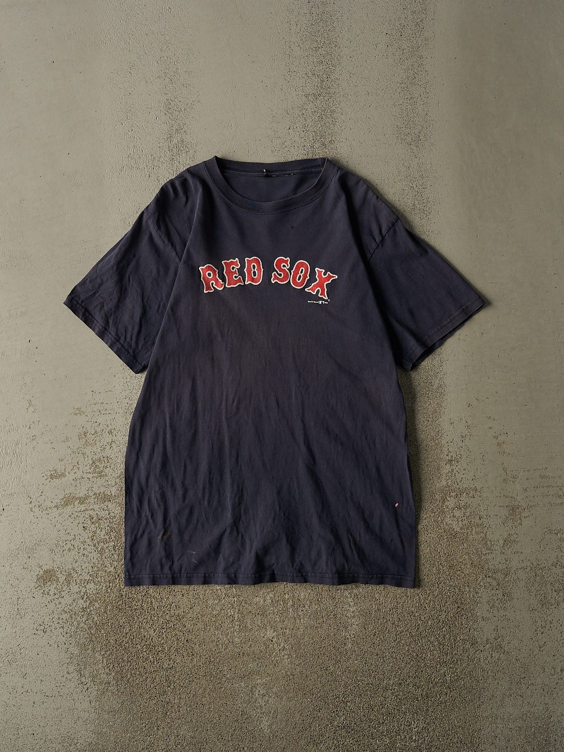 Vintage 04' Navy Boston Red Sox Tee (L)