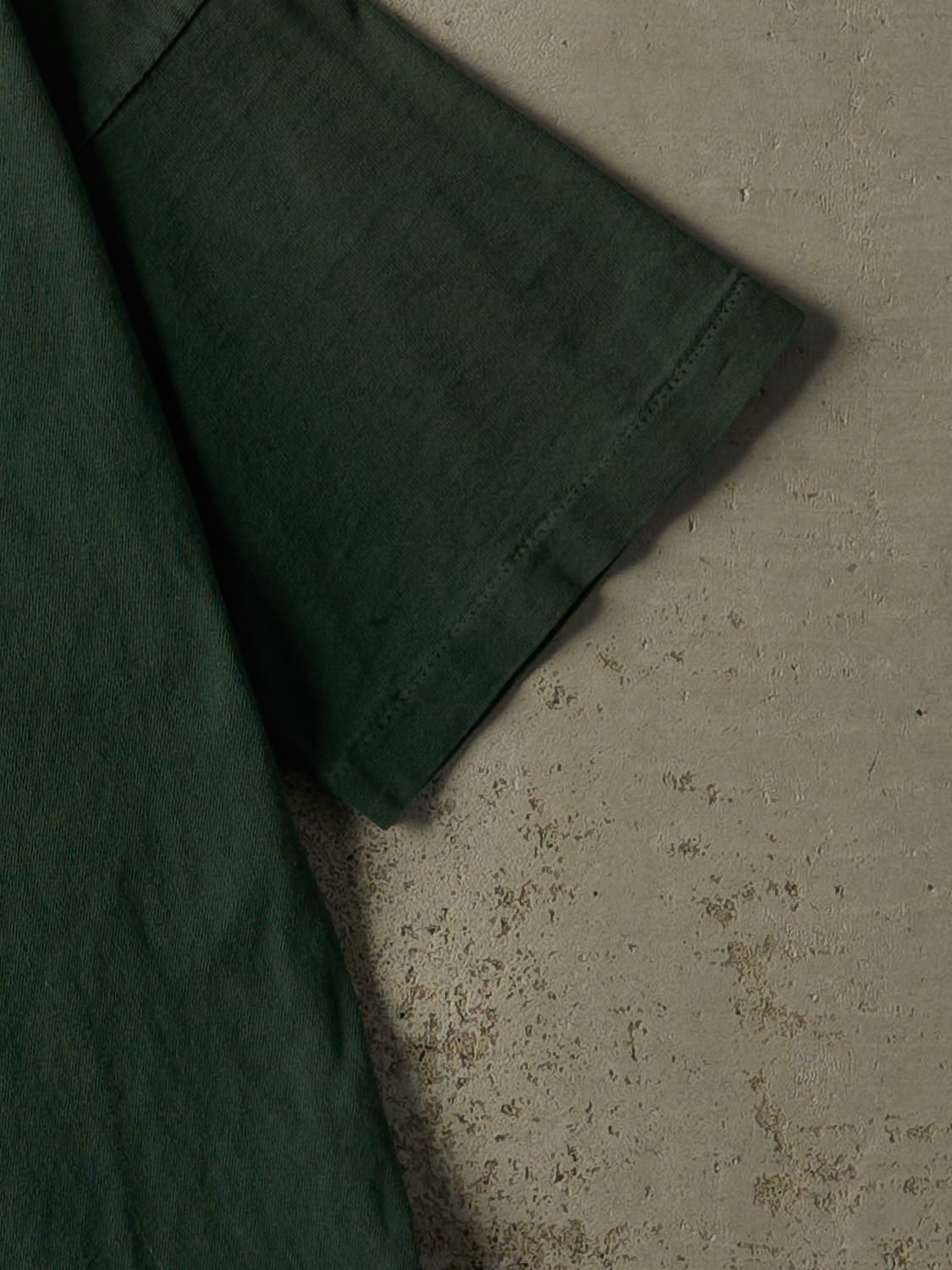 Vintage 90s Green Blank Single Stitch Tee (L)