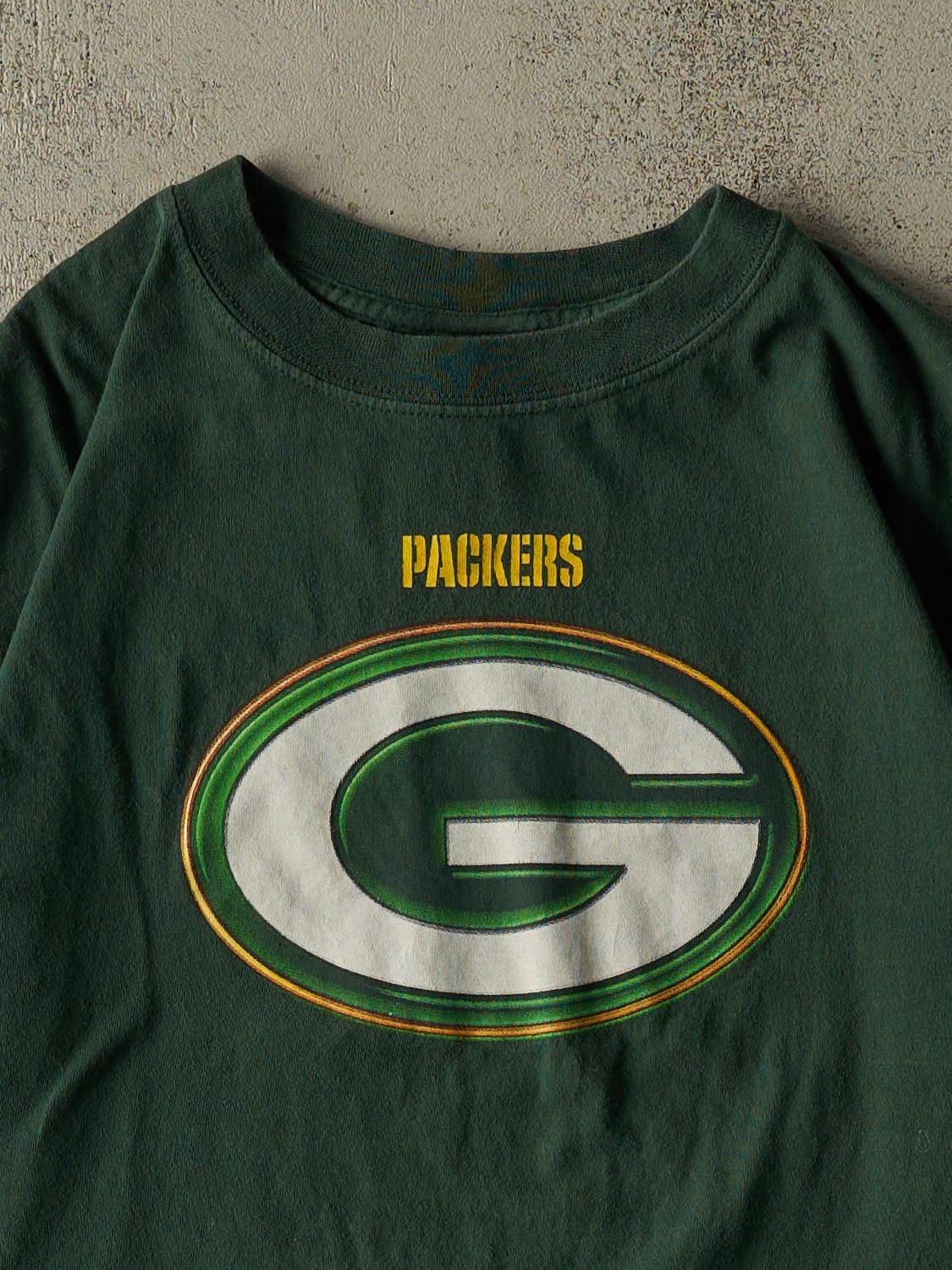 Vintage Y2K Green Green Bay Packers Tee (M/L)