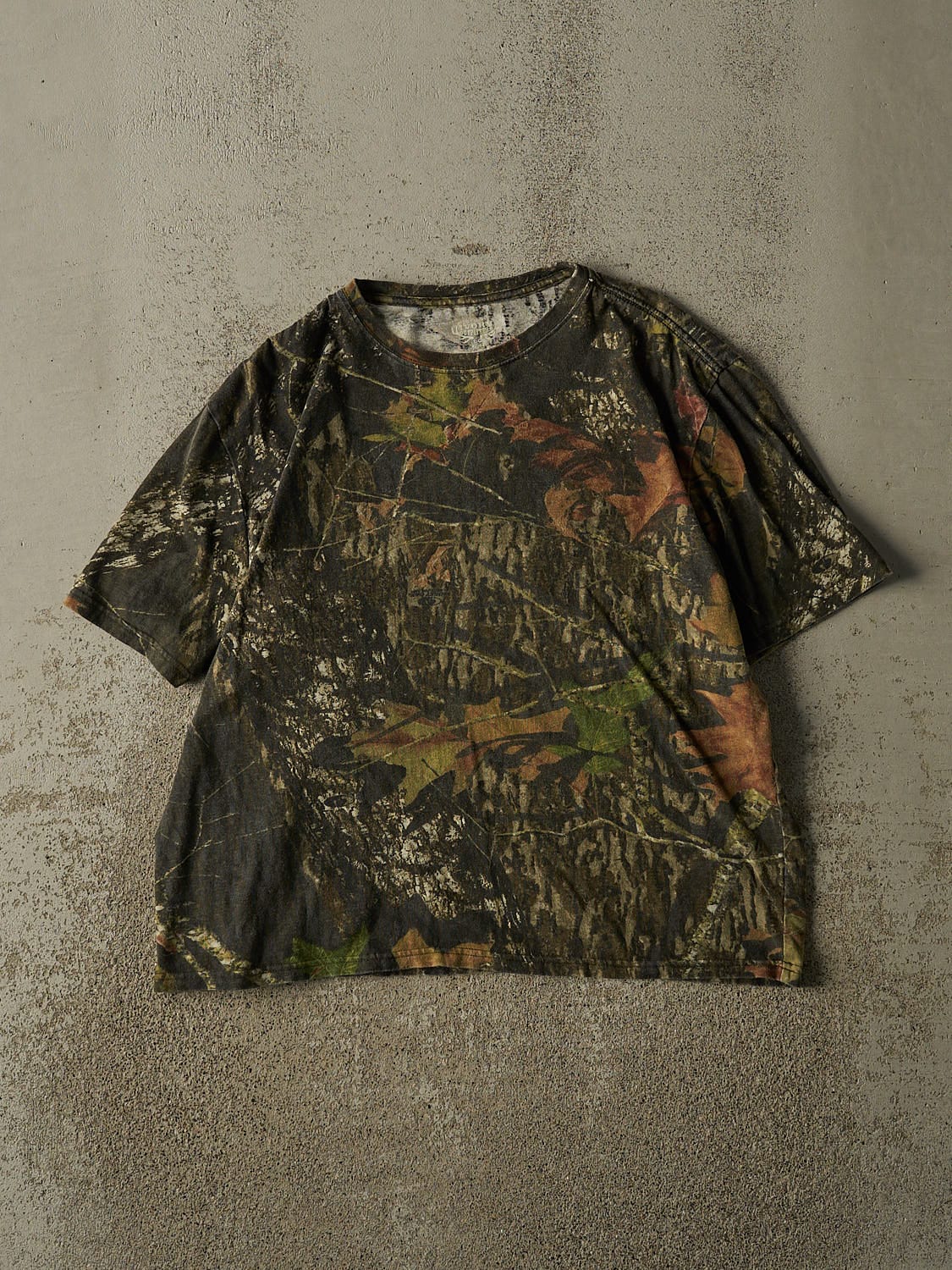 Vintage Y2K Camo Mossy Oak Tee (S/M)