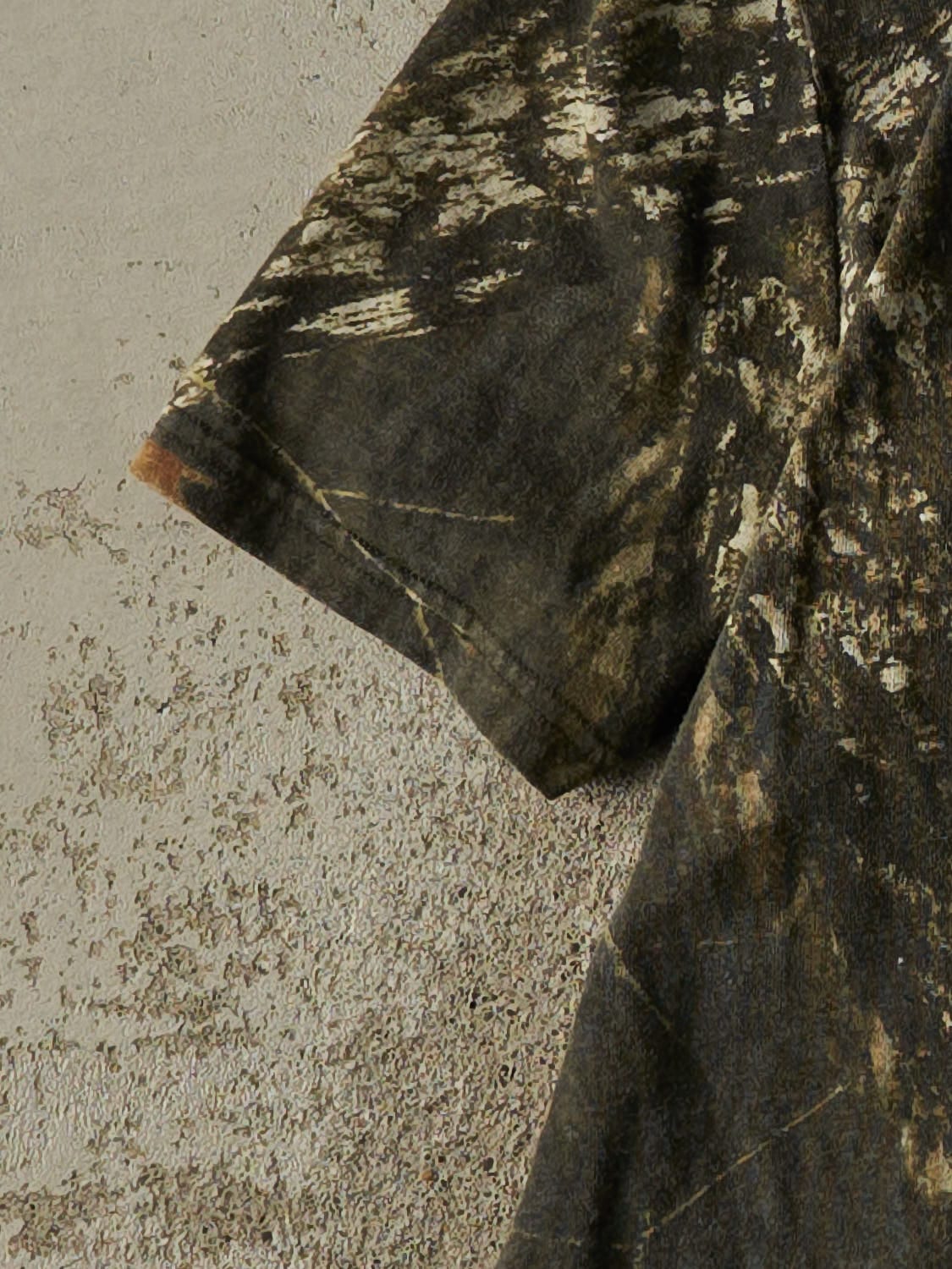 Vintage Y2K Camo Mossy Oak Tee (S/M)