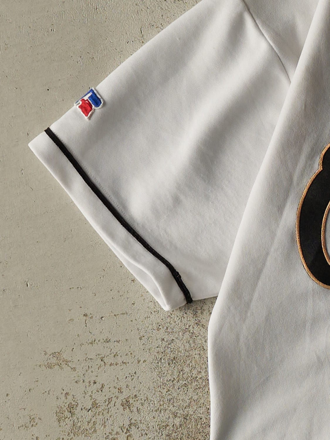 Vintage 90s White Russell Athletic Baltimore Orioles Baseball Jersey (M/L)