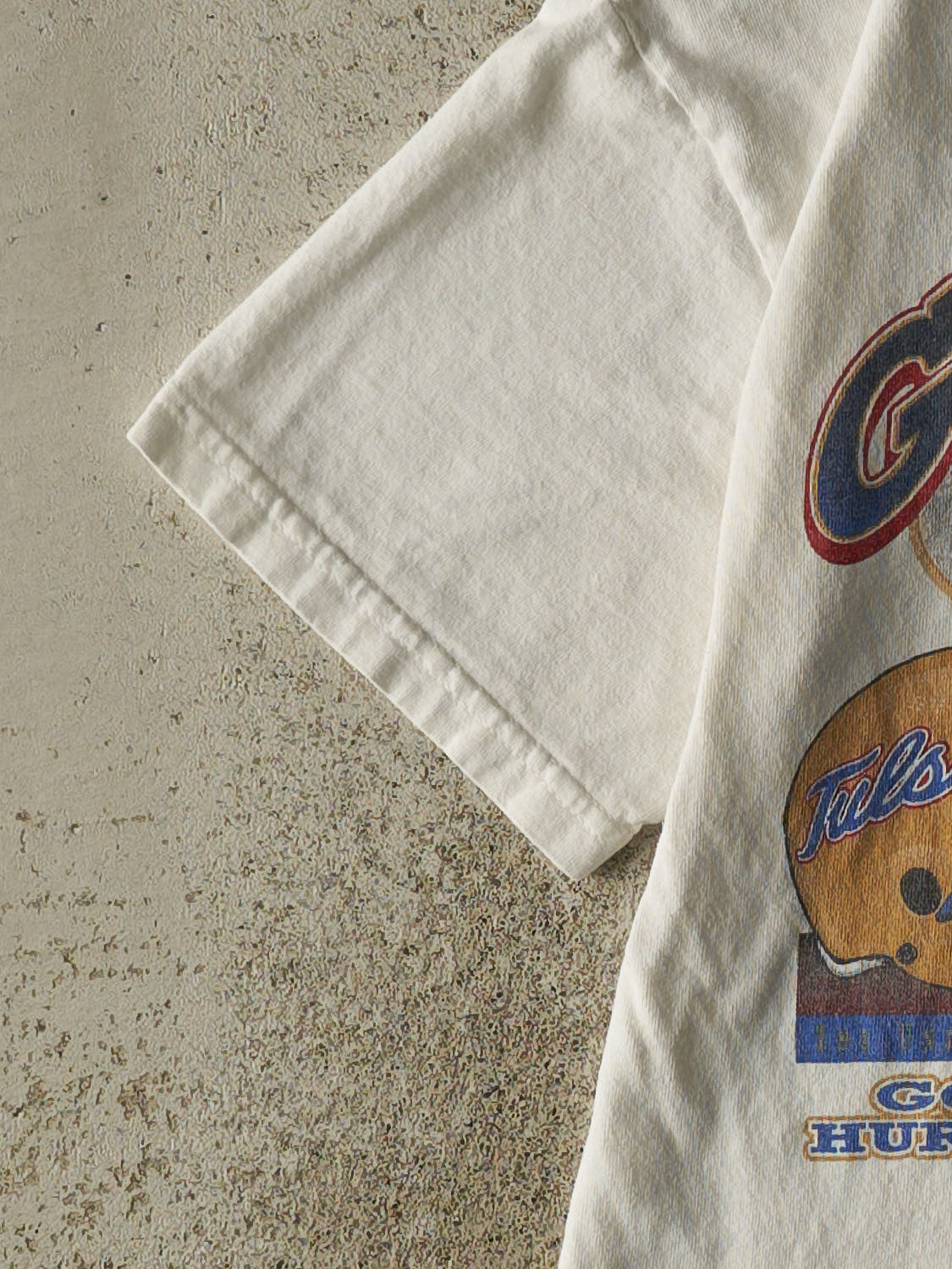 Vintage 08' White G Mac Bowl Football Tee (S)