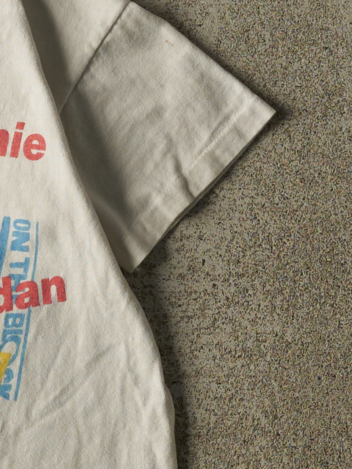 Vintage 80s White New Kids on the Block Baby Tee (XXS)