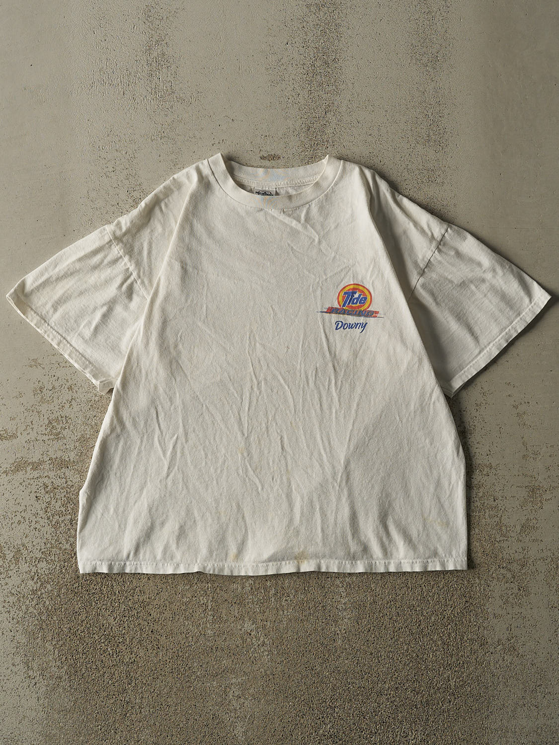 Vintage Y2K White Tide Racing Ricky Craven Tee (M/L)