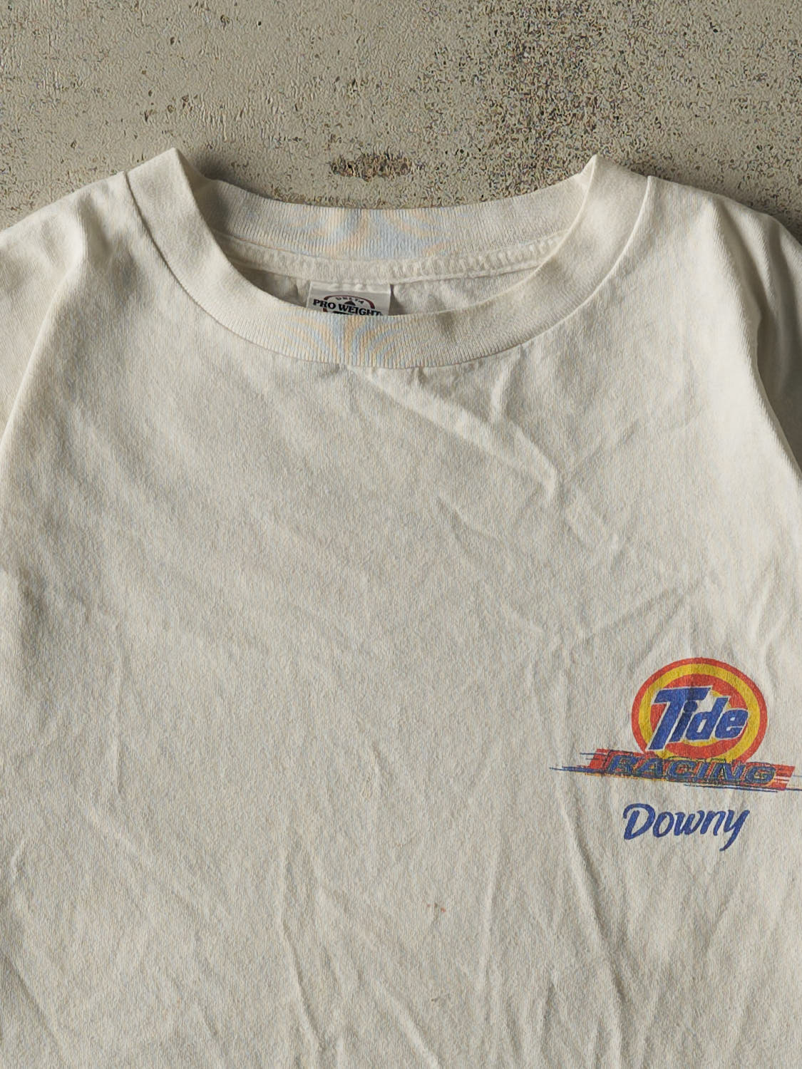 Vintage Y2K White Tide Racing Ricky Craven Tee (M/L)