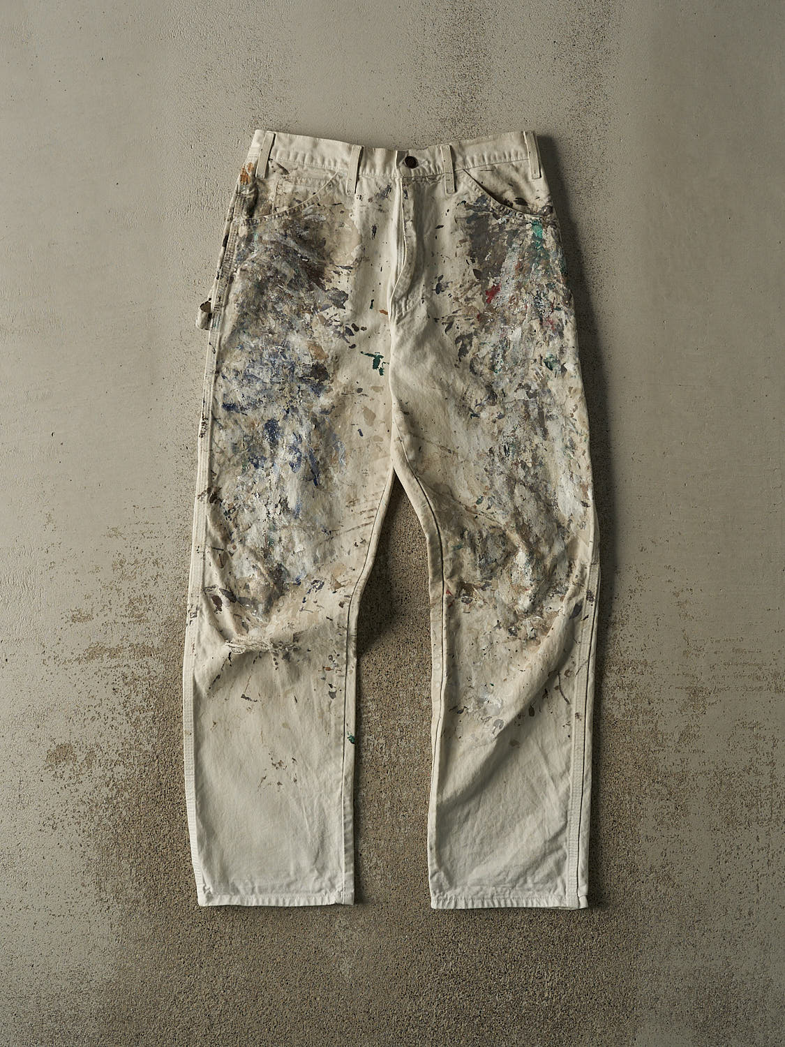 Vintage 90s Beige Dickies Carpenter Pants (30x30.5)