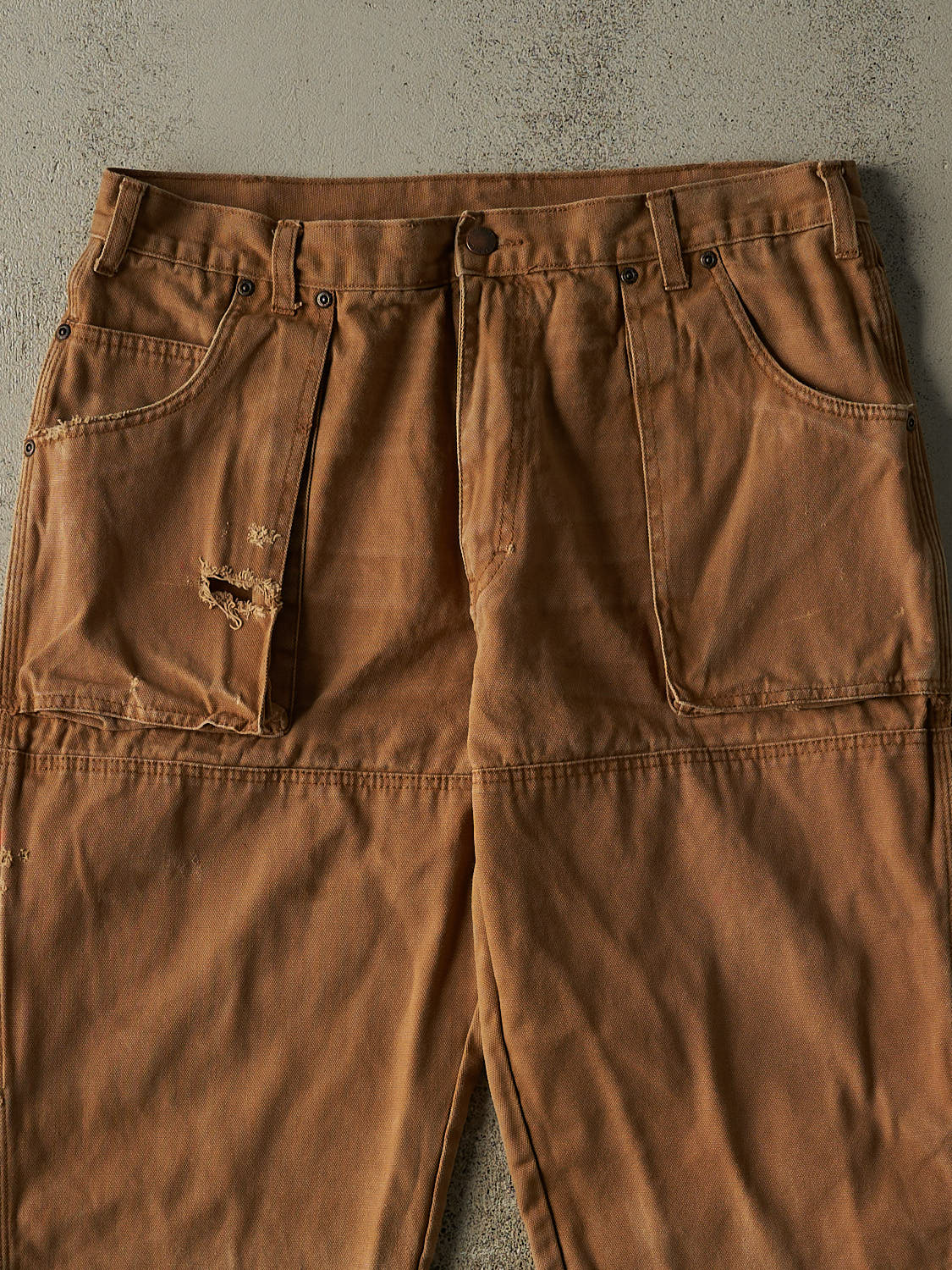 Vintage Y2K Camel Dickies L Pocket Double Knee Carpenter Pants (35x29)