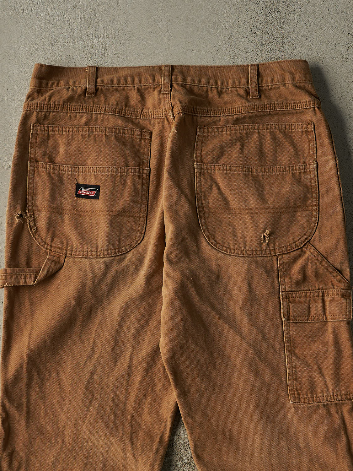 Vintage Y2K Camel Dickies L Pocket Double Knee Carpenter Pants (35x29)