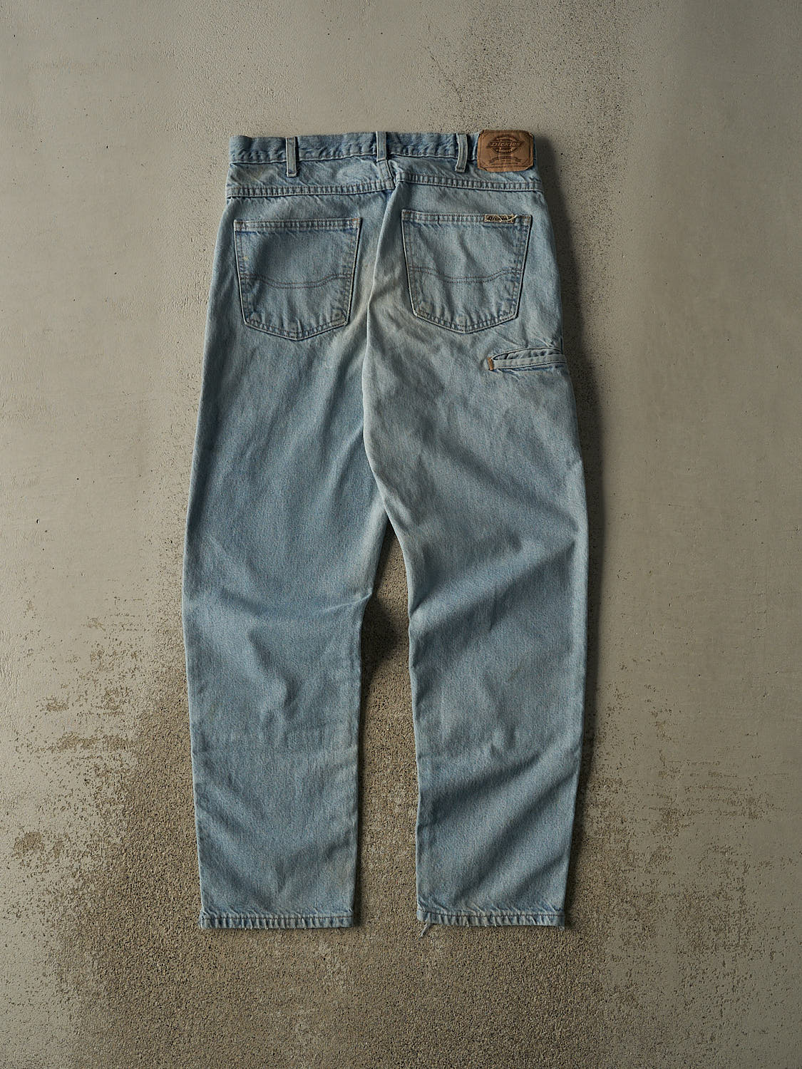 Vintage 90s Light Wash Dickies Double Knee Jeans (32x31)