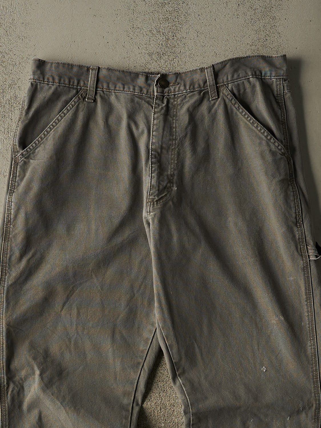 Vintage 90s Green Rustler Carpenter Pants (34x30)