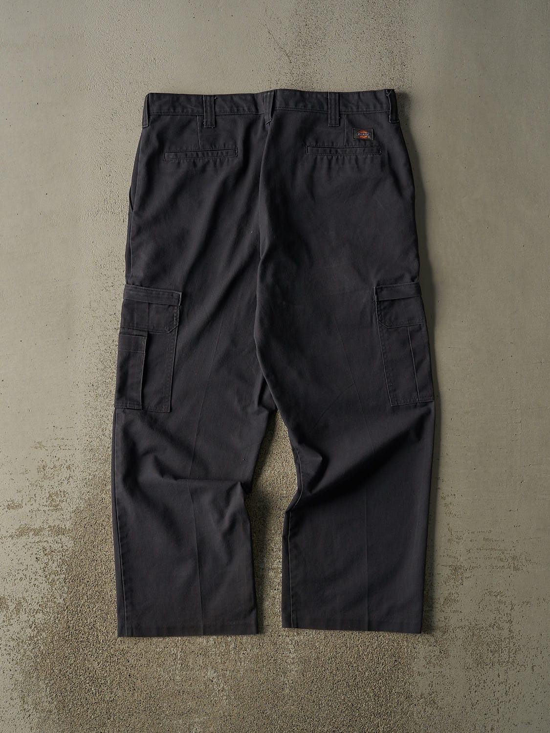 Vintage 90s Charcoal Grey Dickies Mac Tools Cargo Work Pants (37x29)