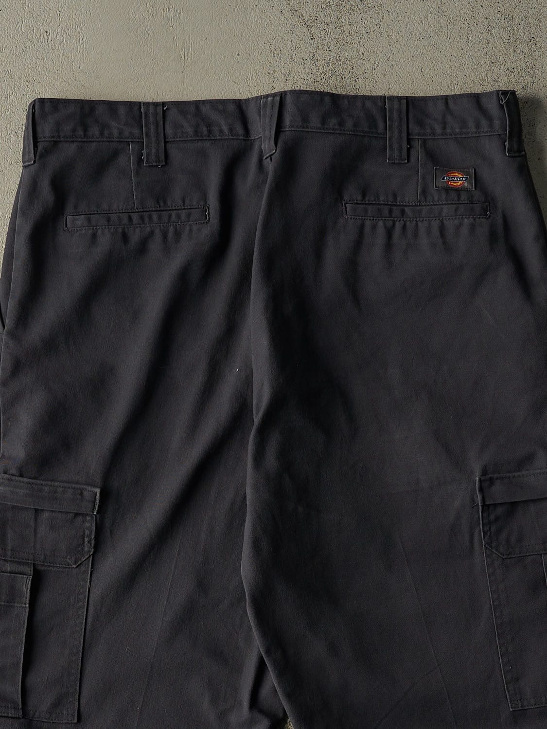 Vintage 90s Charcoal Grey Dickies Mac Tools Cargo Work Pants (37x29)