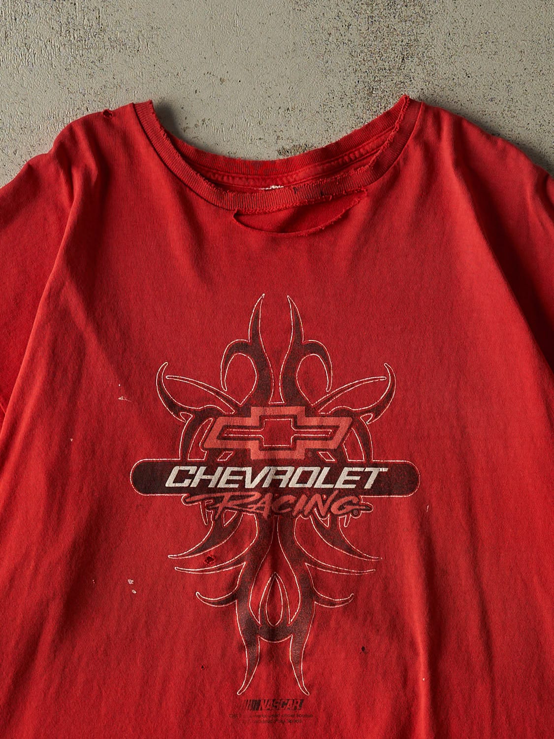 Vintage Y2K Red Chevrolet Racing Tee (XL/XXL)